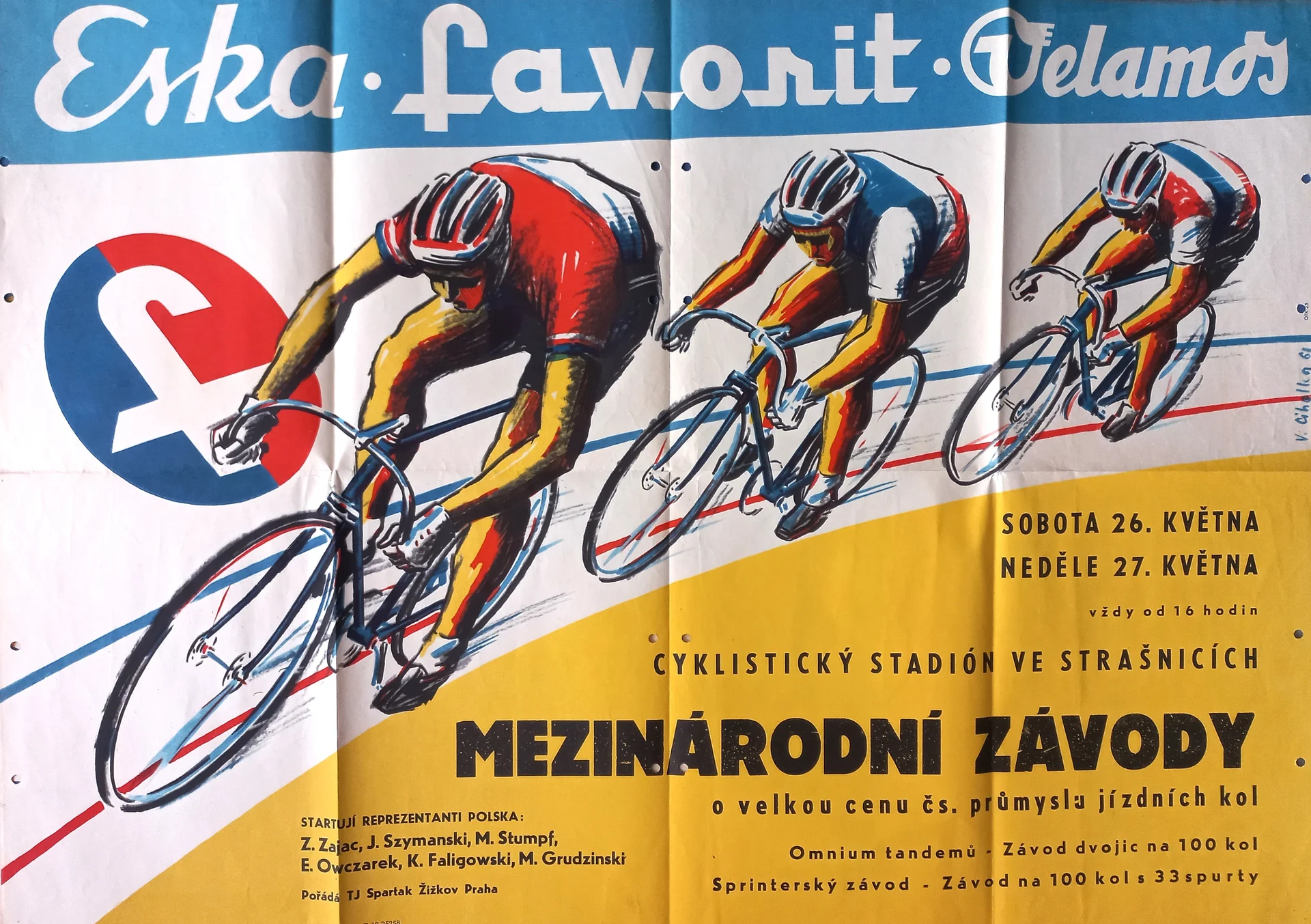 Náhledový obrázek předmětu Mezinárodní závody o velkou cenu čs.průmyslu jízdních kol