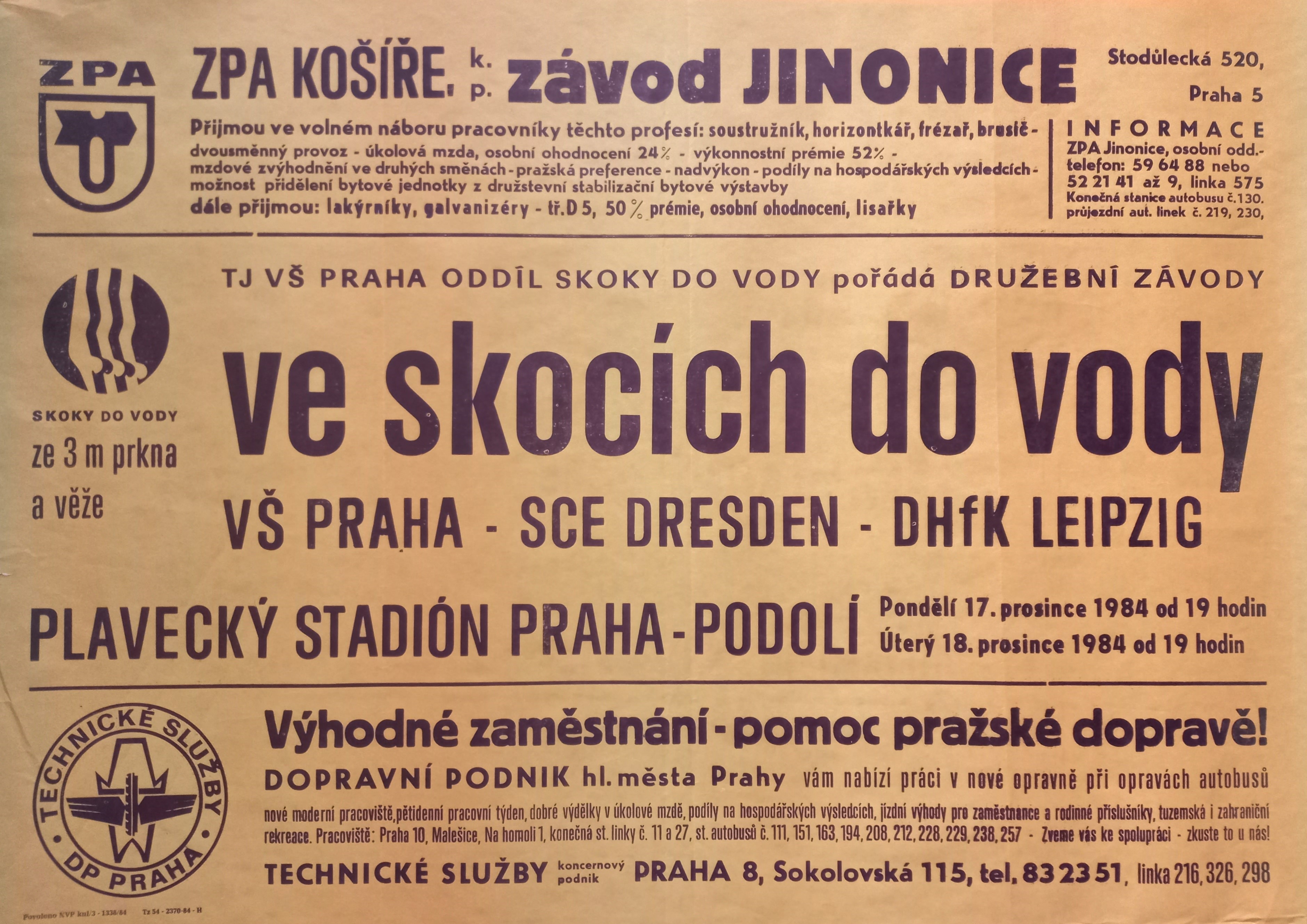 Náhledový obrázek Družební závody ve skocích do vody - 1