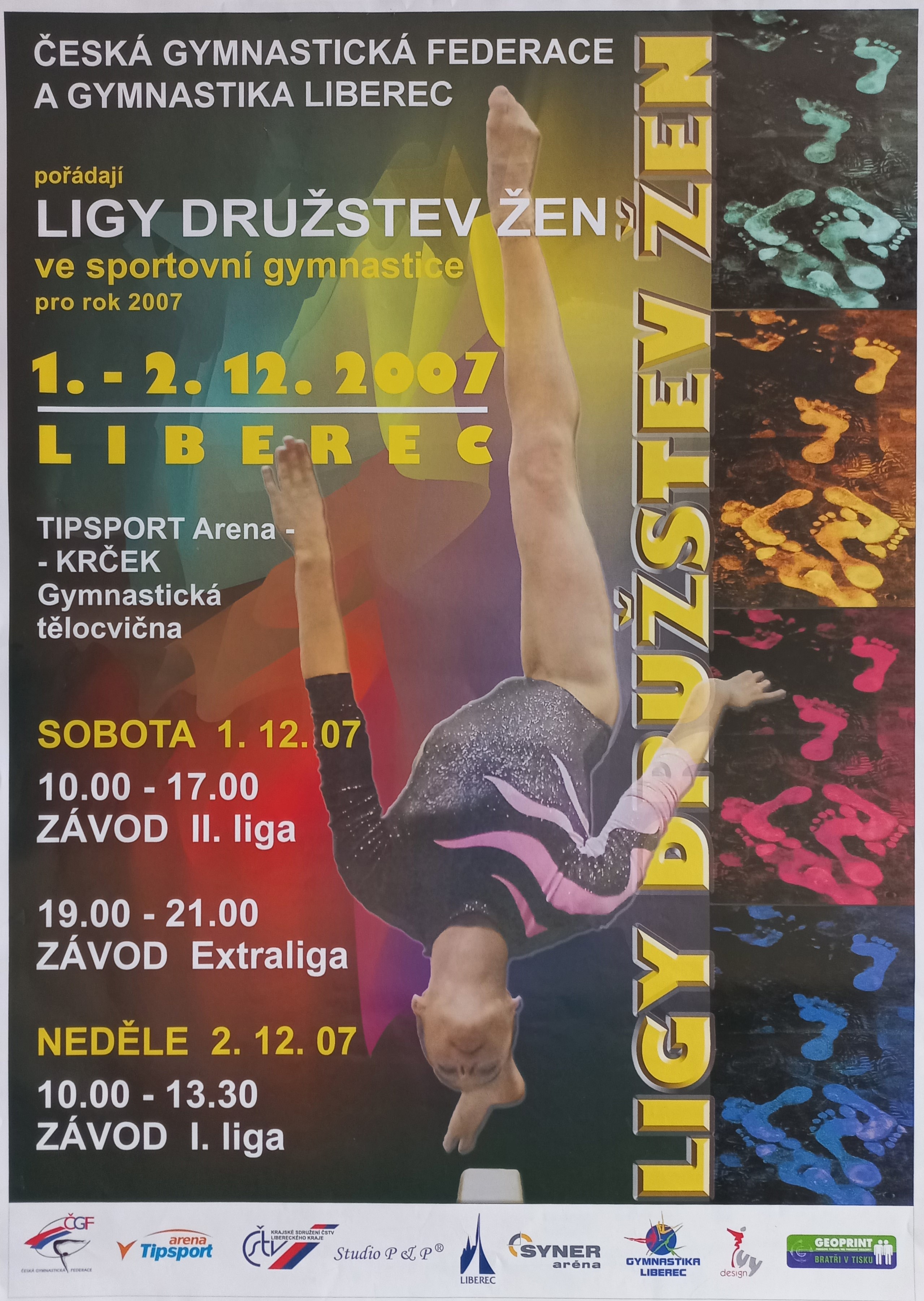 Náhledový obrázek Ligy družstev žen ve sportovní gymnastice pro rok 2007 - 1
