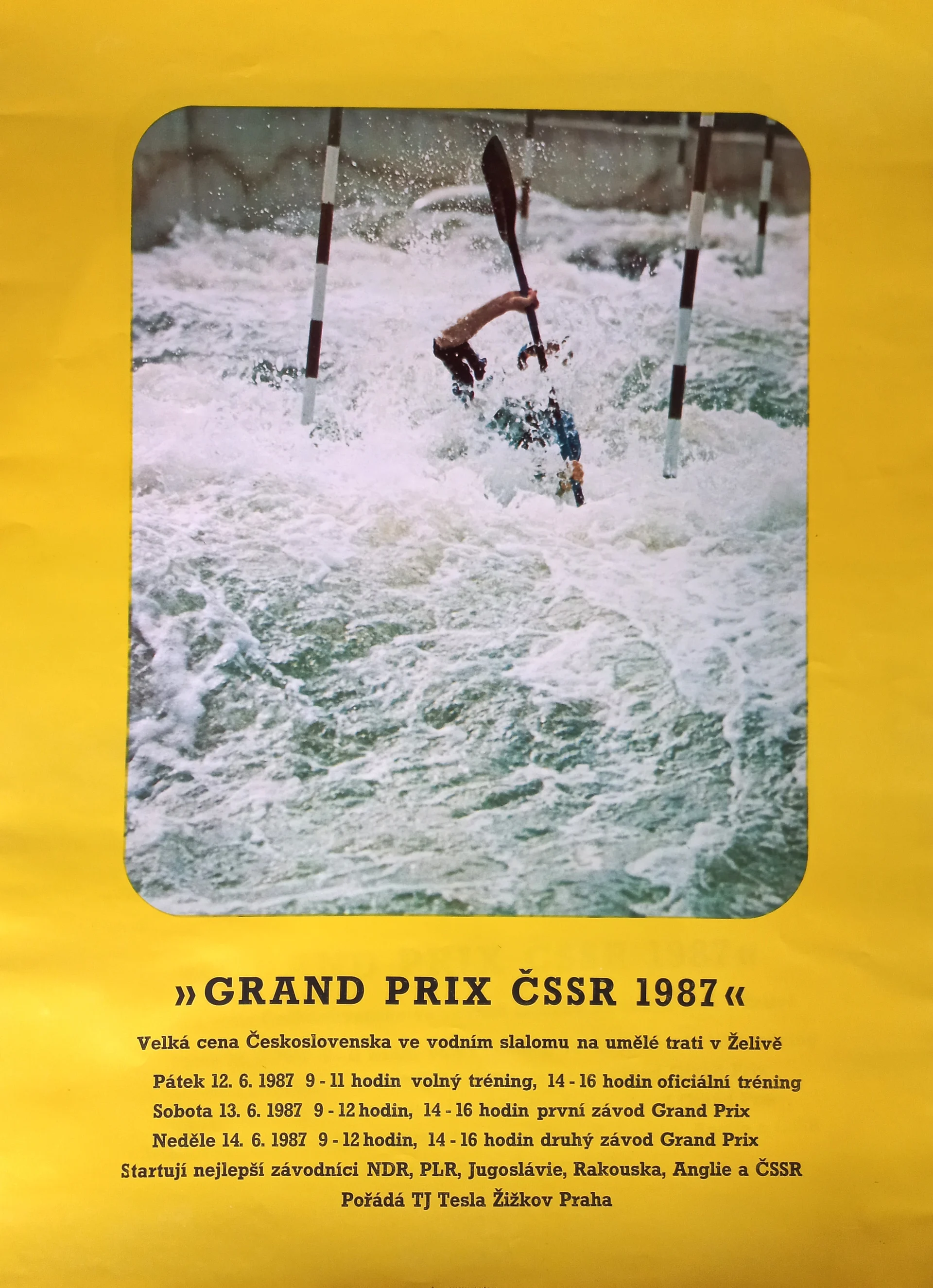 Náhledový obrázek předmětu Grand Prix ČSSR 1987. Velká cena Československa ve vodním slalomu na umělé trati v Želivě