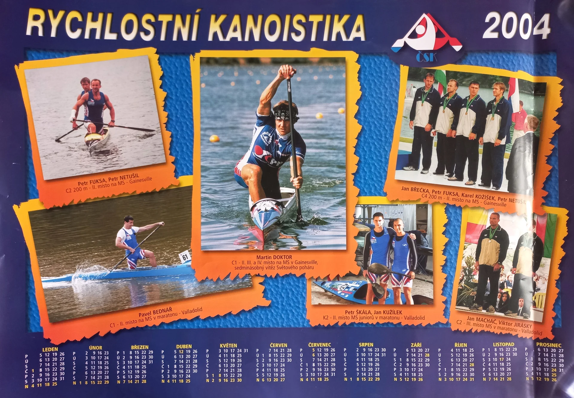 Náhledový obrázek předmětu Rychlostní kanoistika 2004