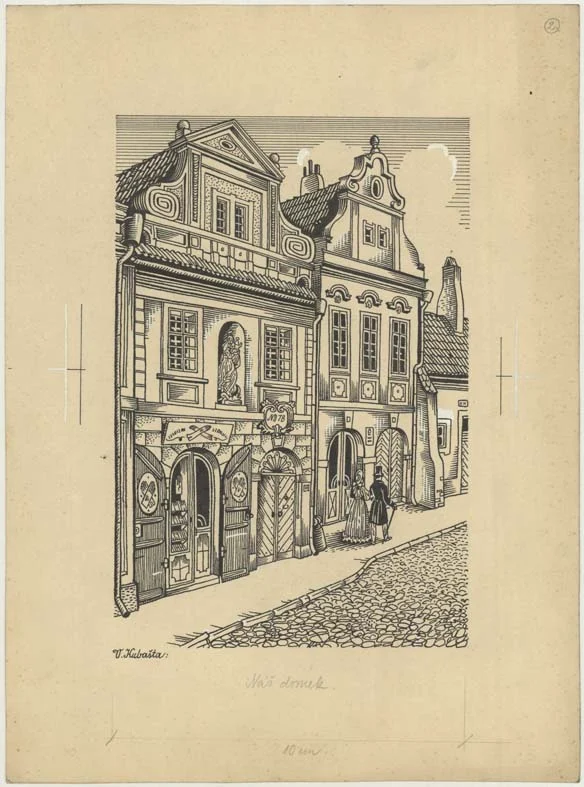 Náhledový obrázek předmětu Ilustrace - Pod staropražským nebem