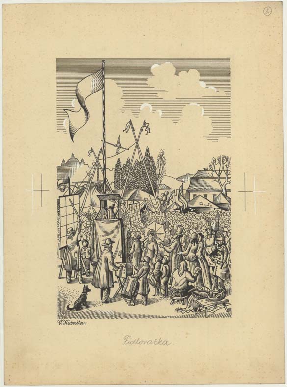 Náhledový obrázek Ilustrace - Pod staropražským nebem - 1