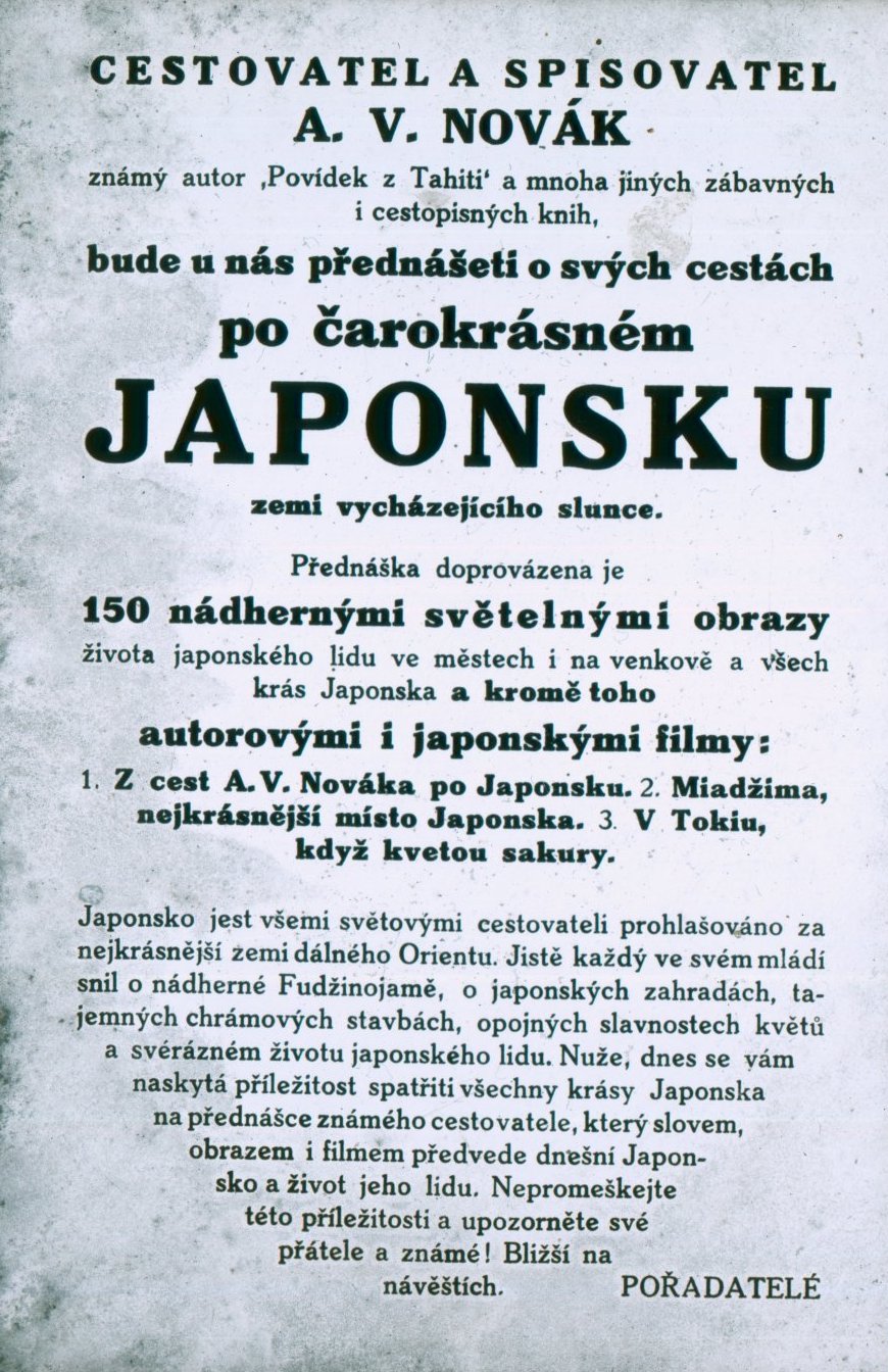 Náhledový obrázek Pozvánka na přednášku A. V. Nováka o Japonsku - 1