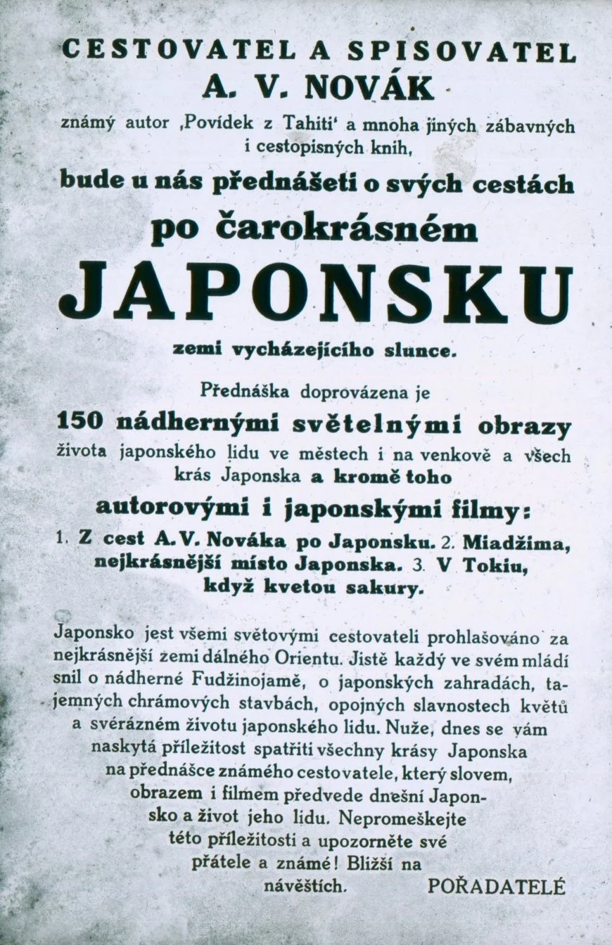 Náhledový obrázek předmětu Pozvánka na přednášku A. V. Nováka o Japonsku