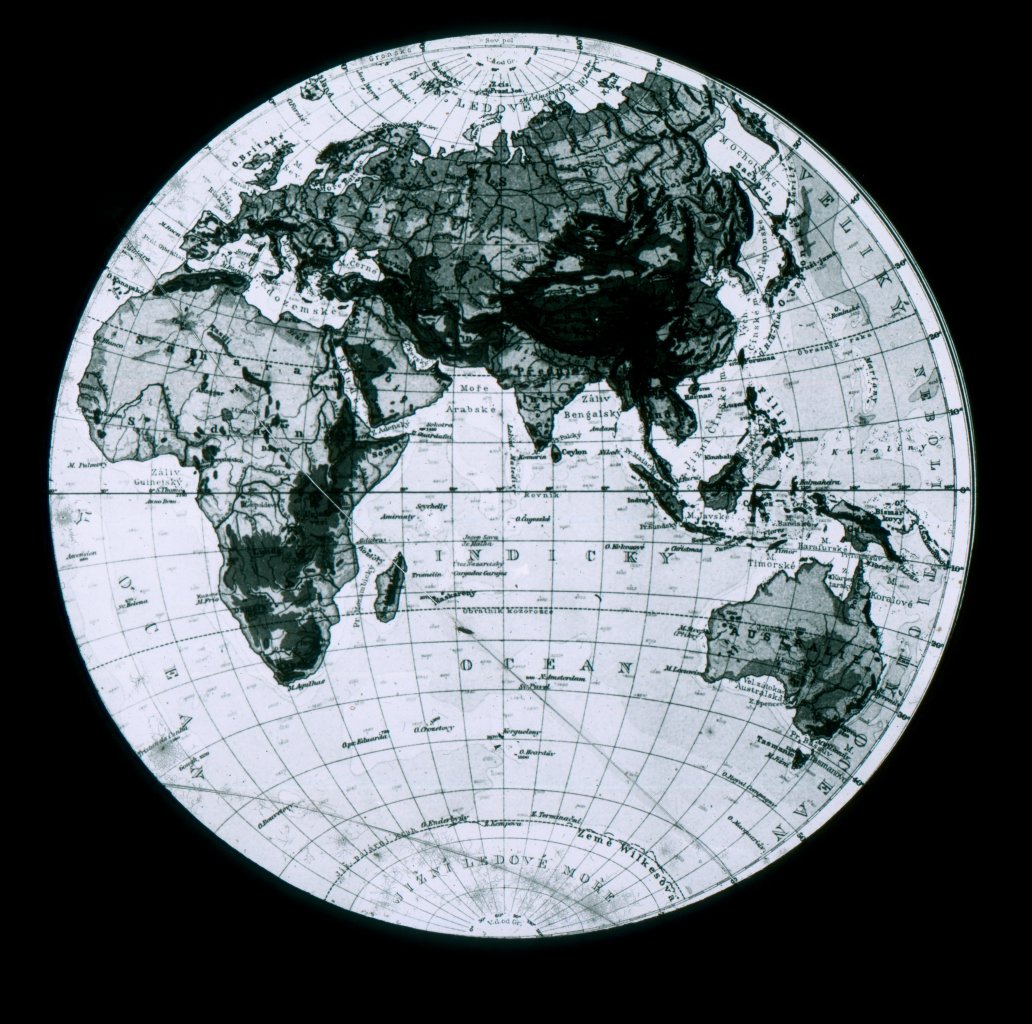 Náhledový obrázek Mapa světa (Euroasie, Afrika, Austrálie) - 1