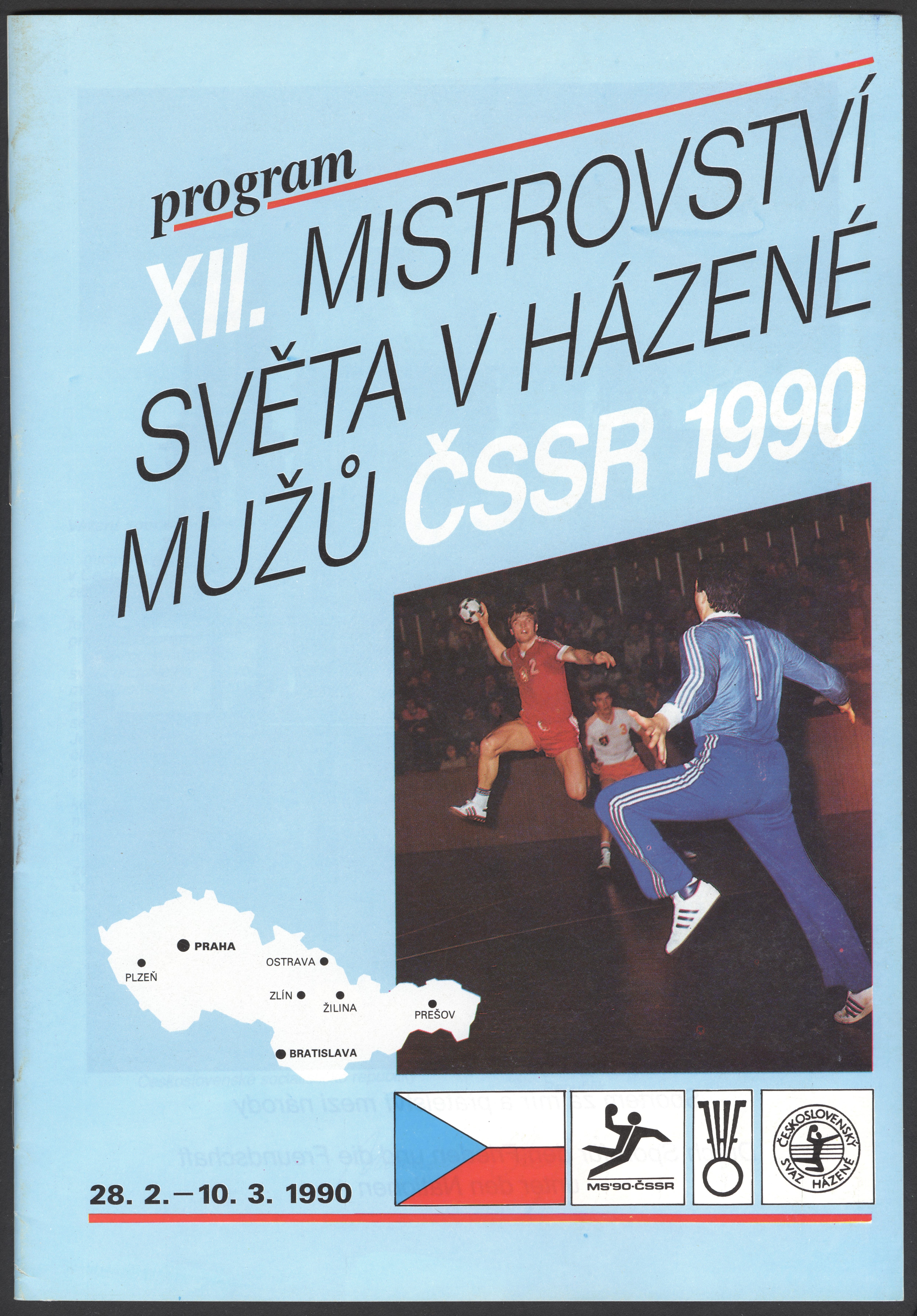 Náhledový obrázek Mistrovství světa v házené mužů. ČSSR 1990 - 1