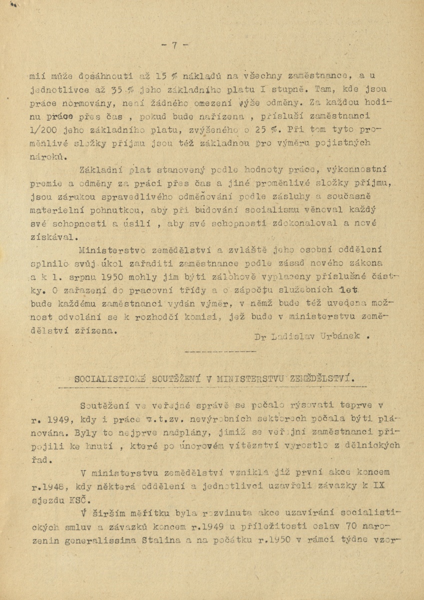 Náhledový obrázek Kupředu, rok 1950, číslo 1 - 7
