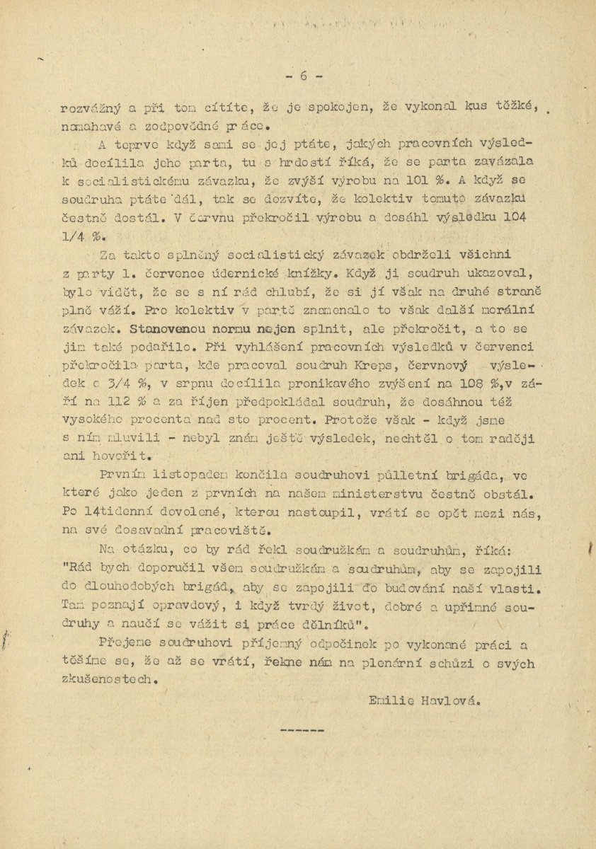 Náhledový obrázek Kupředu, rok 1950, číslo 2 - 6