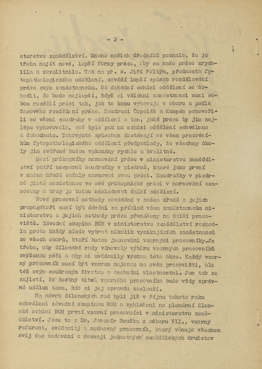Náhledový obrázek Kupředu, rok 1950, číslo 2 - 2