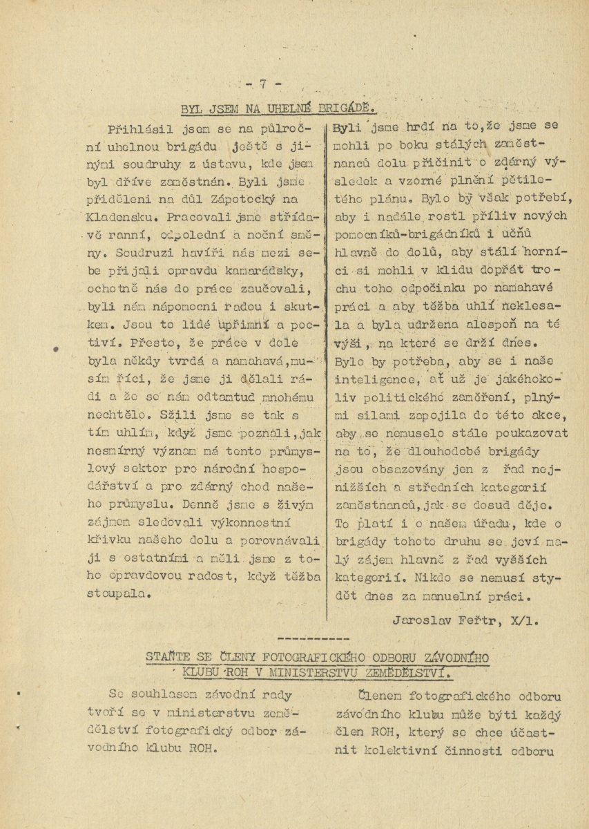 Náhledový obrázek Kupředu, rok 1950, číslo 2 - 7