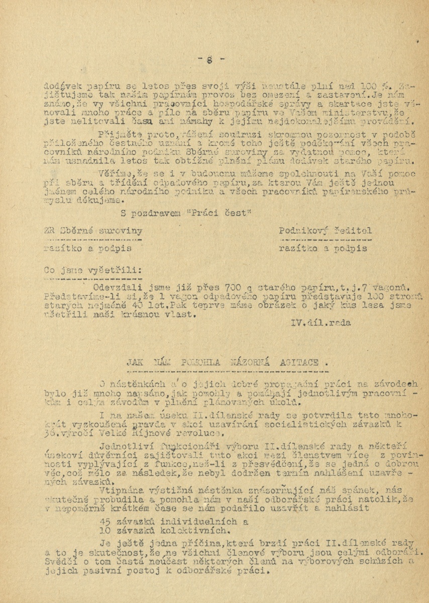 Náhledový obrázek Kupředu, rok 1953, číslo 9 - 8