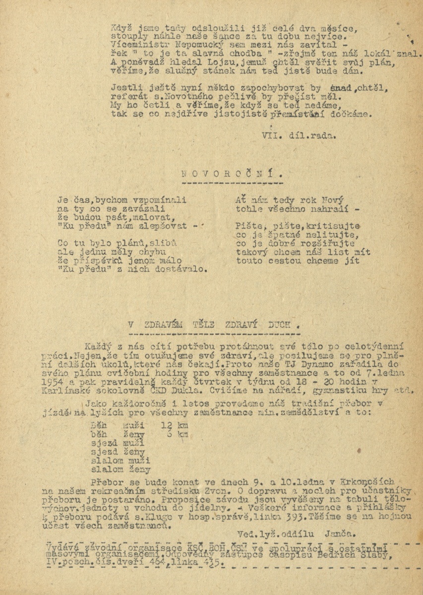 Náhledový obrázek Kupředu, rok 1953, číslo 9 - 12