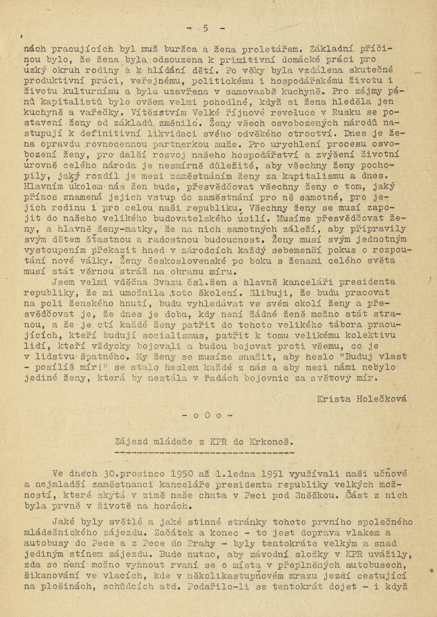 Náhledový obrázek Kupředu levá, rok 1951, číslo 1 - 5