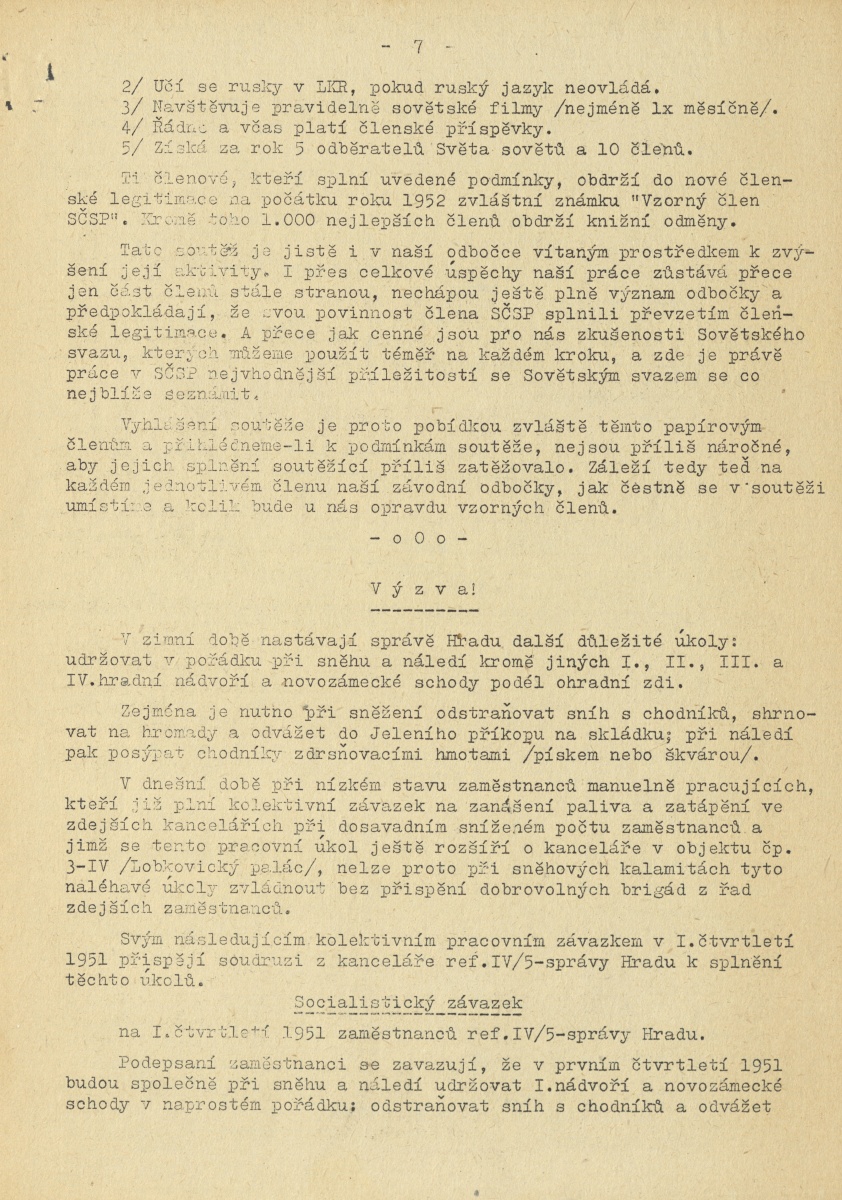 Náhledový obrázek Kupředu levá, rok 1951, číslo 1 - 7