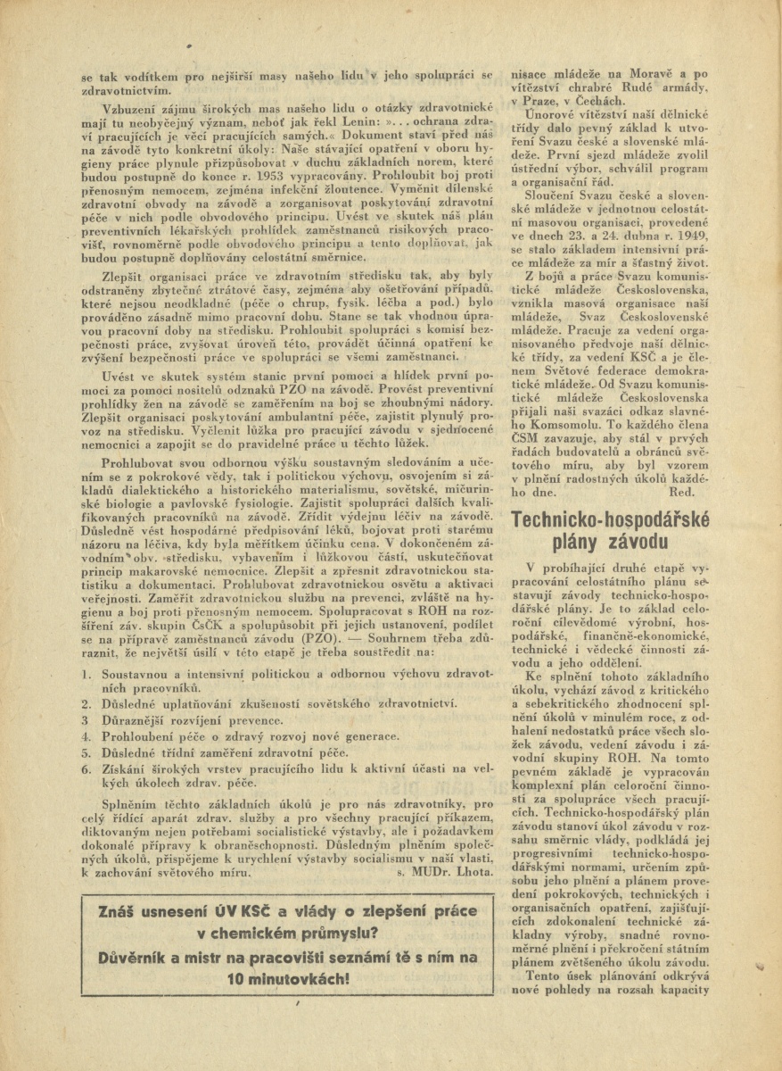 Náhledový obrázek Kupředu, Spolano!, rok 1953, č.3-4 - 4