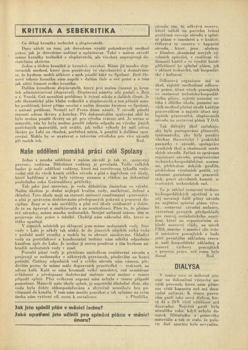 Náhledový obrázek Kupředu, Spolano!, rok 1953, č.3-4 - 5
