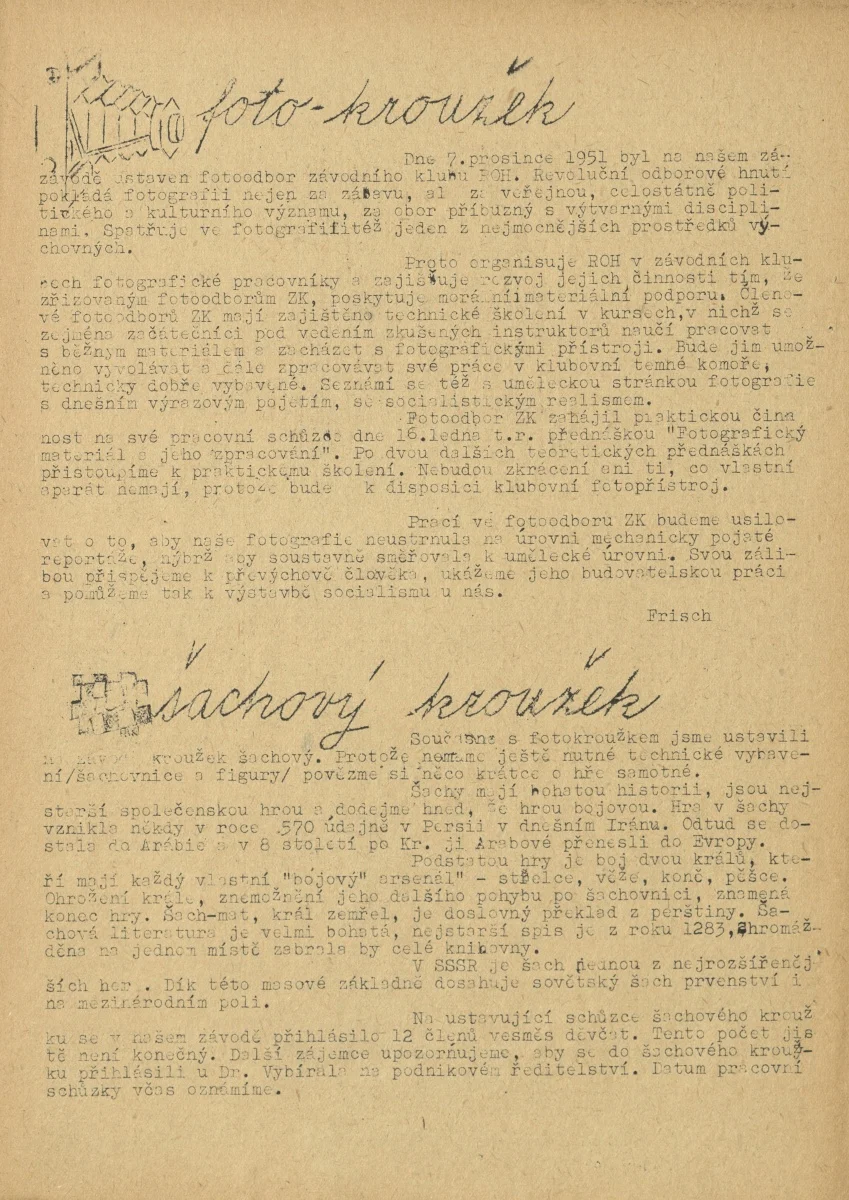 Náhledový obrázek předmětu Modena, rok 1952, č.1-2
