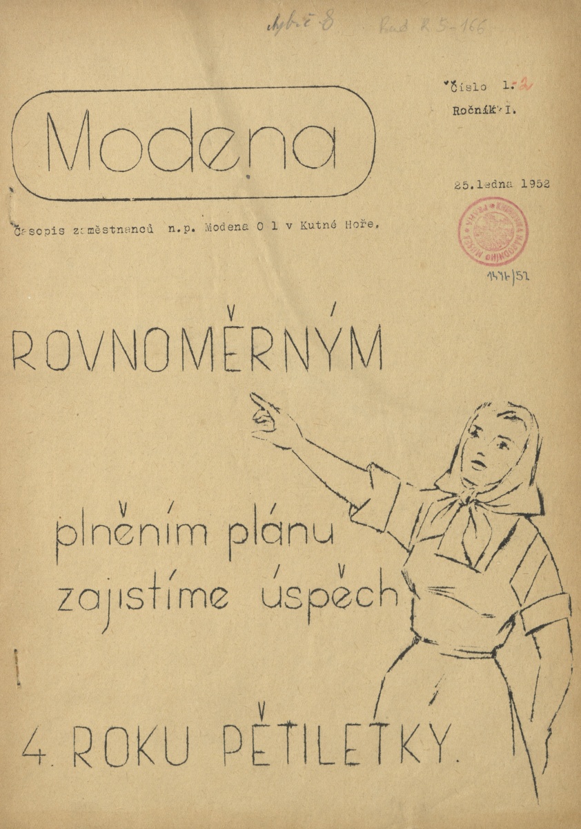 Náhledový obrázek Modena, rok 1952, č.1-2 - 5