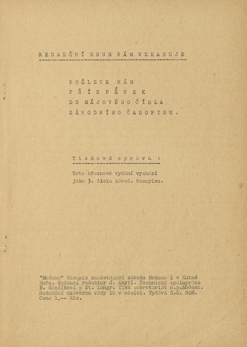 Náhledový obrázek Modena, rok 1952, č.3 - 8