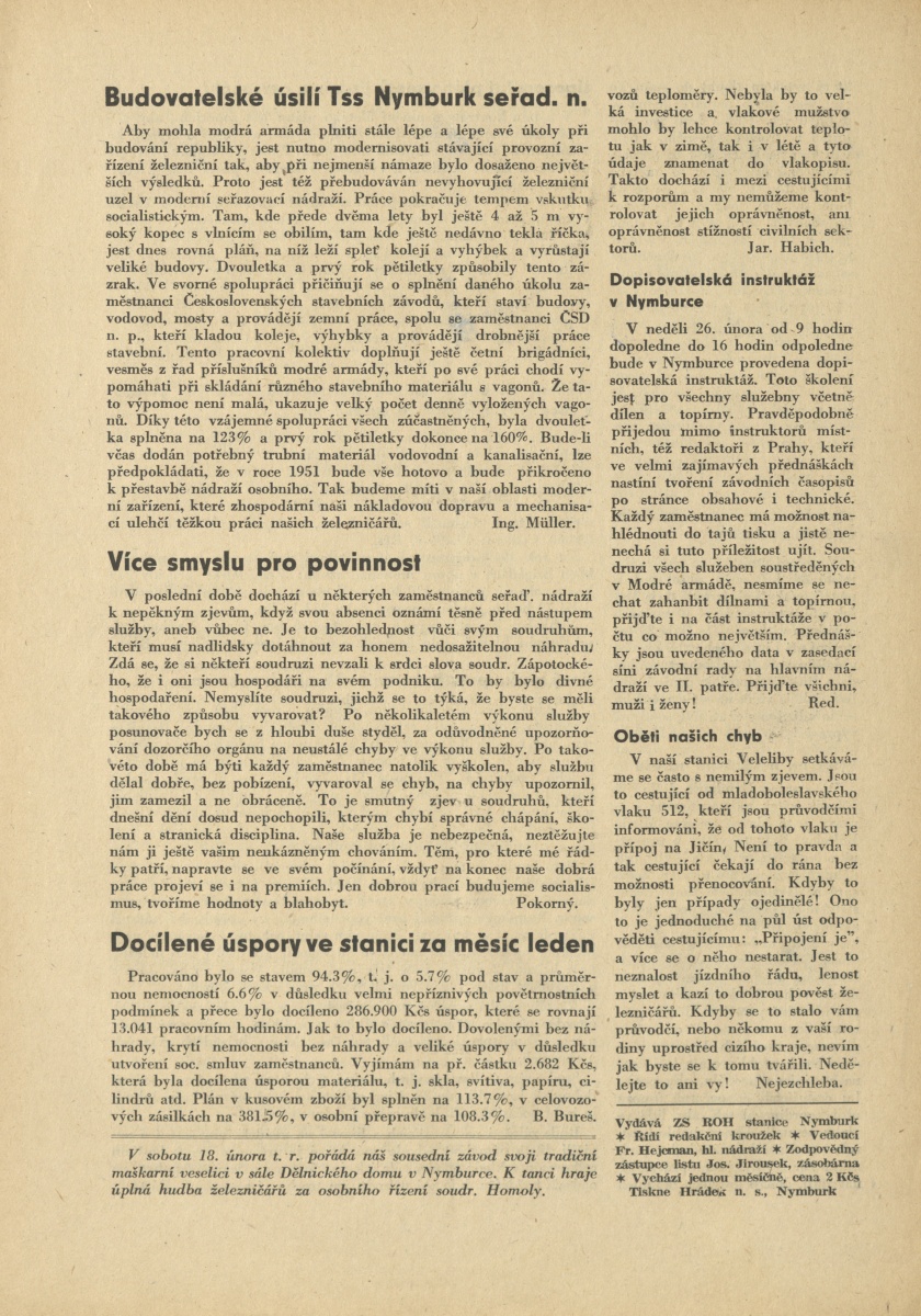 Náhledový obrázek Modrá armáda, rok 1950, č.2 - 4