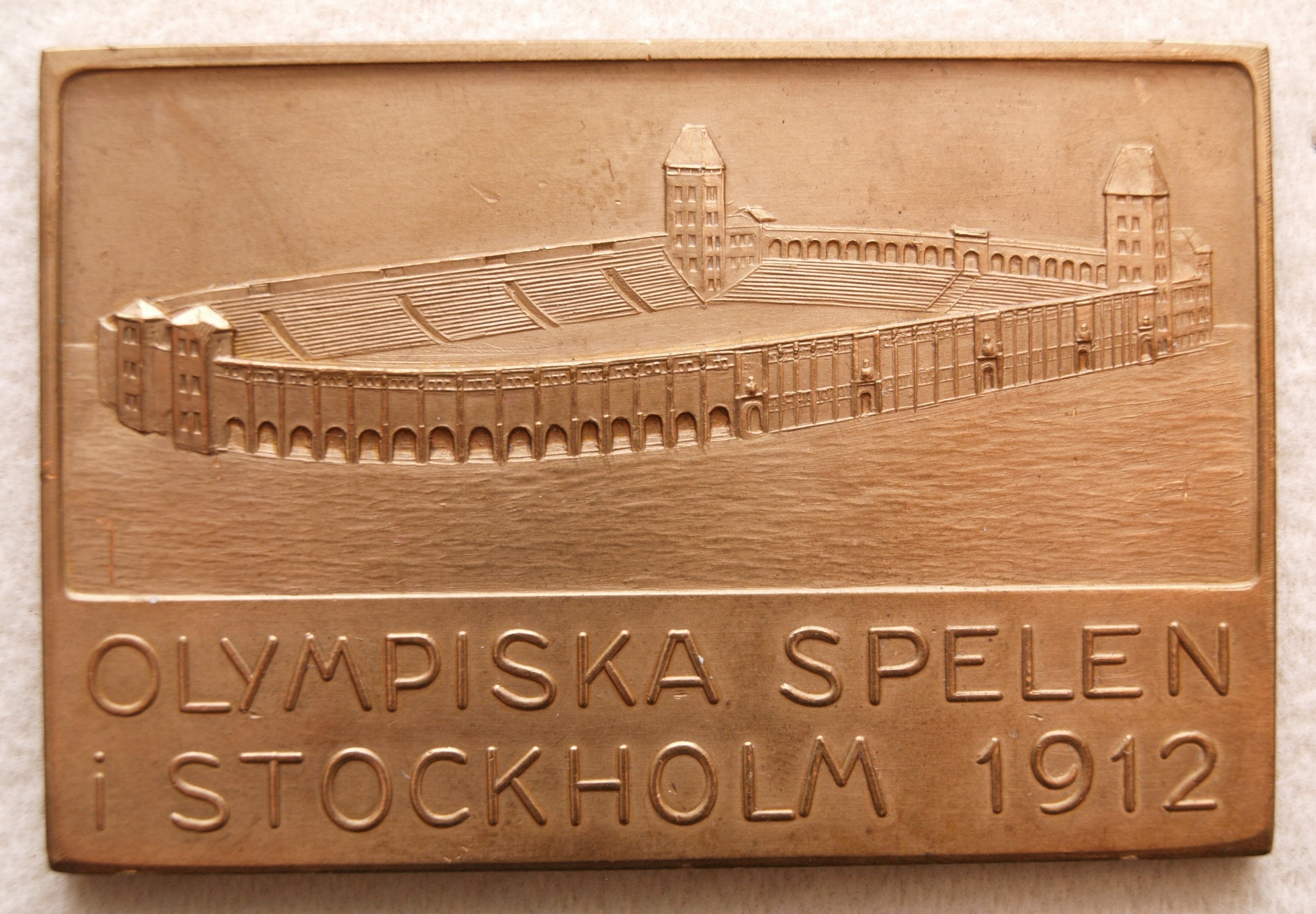 Náhledový obrázek Plaketa s vyobrazením olympijského stadionu - 1