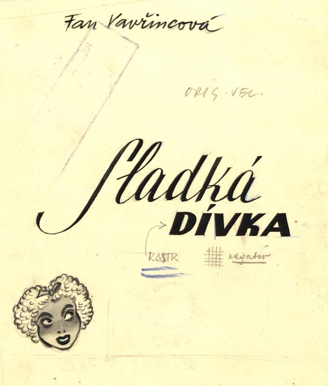 Náhledový obrázek Ilustrace - Sladká dívka - 1