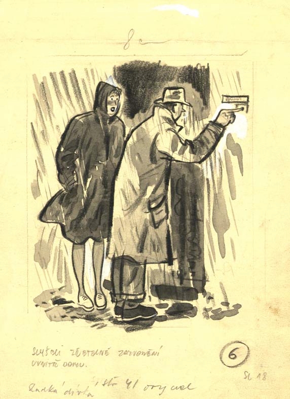 Náhledový obrázek Ilustrace - Sladká dívka - 1