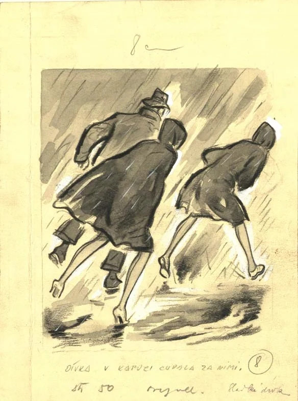 Náhledový obrázek předmětu Ilustrace - Sladká dívka