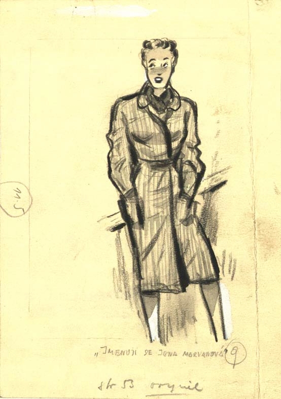 Náhledový obrázek Ilustrace - Sladká dívka - 1