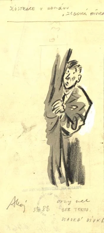 Náhledový obrázek předmětu Ilustrace - Sladká dívka