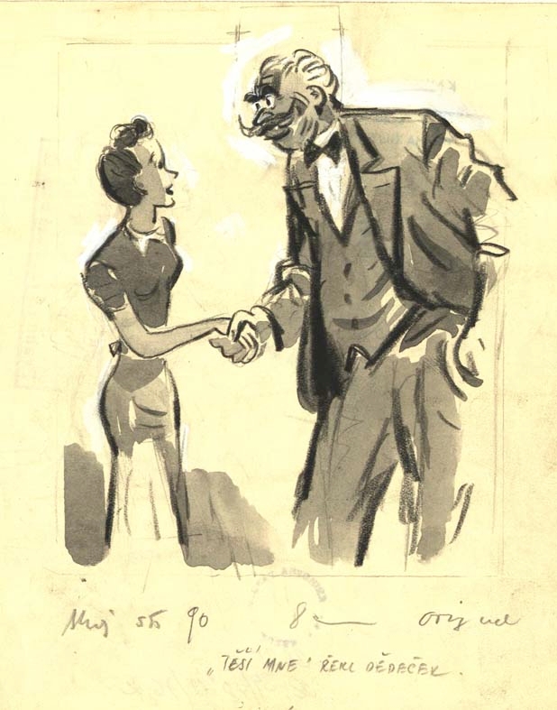 Náhledový obrázek Ilustrace - Sladká dívka - 1