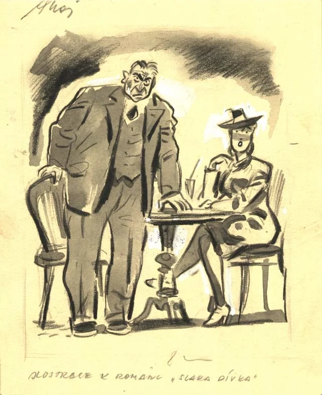 Náhledový obrázek předmětu Ilustrace - Sladká dívka