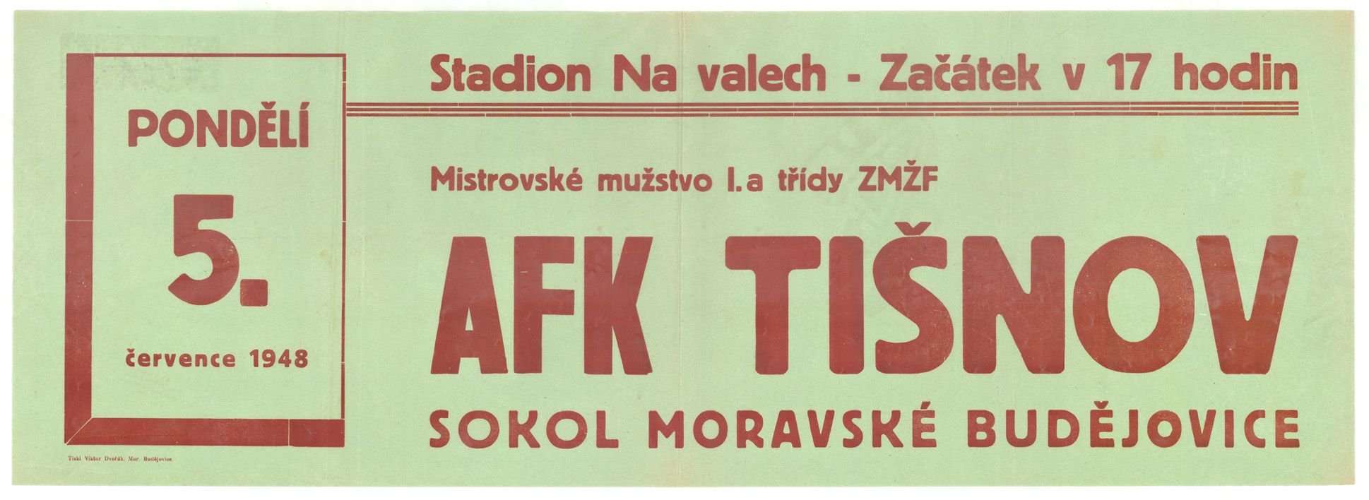 Náhledový obrázek Mistrovský zápas AFK Tišnov - 1