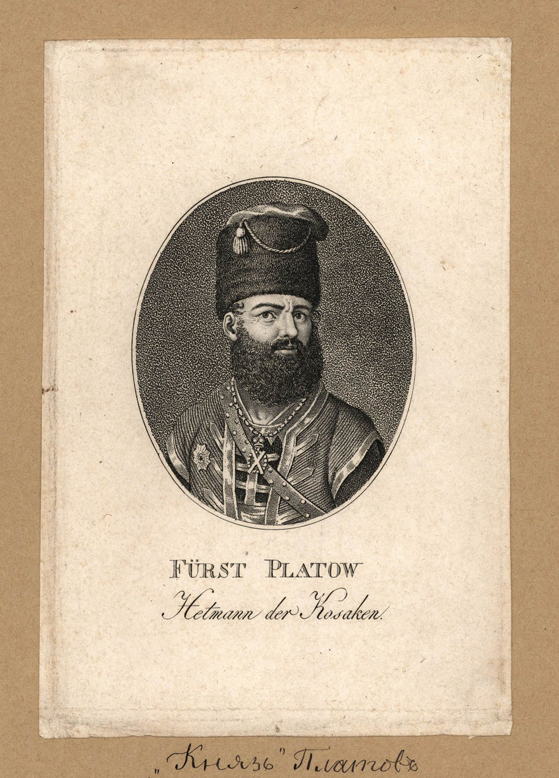 Náhledový obrázek Hrabě Platov, hejtman kozáků - 1