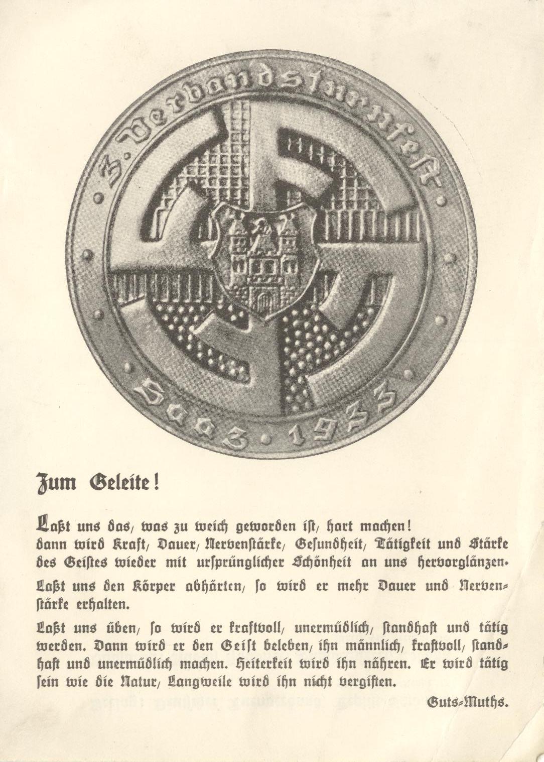 Náhledový obrázek Turnerský kalendář Saaz 1934 - 2