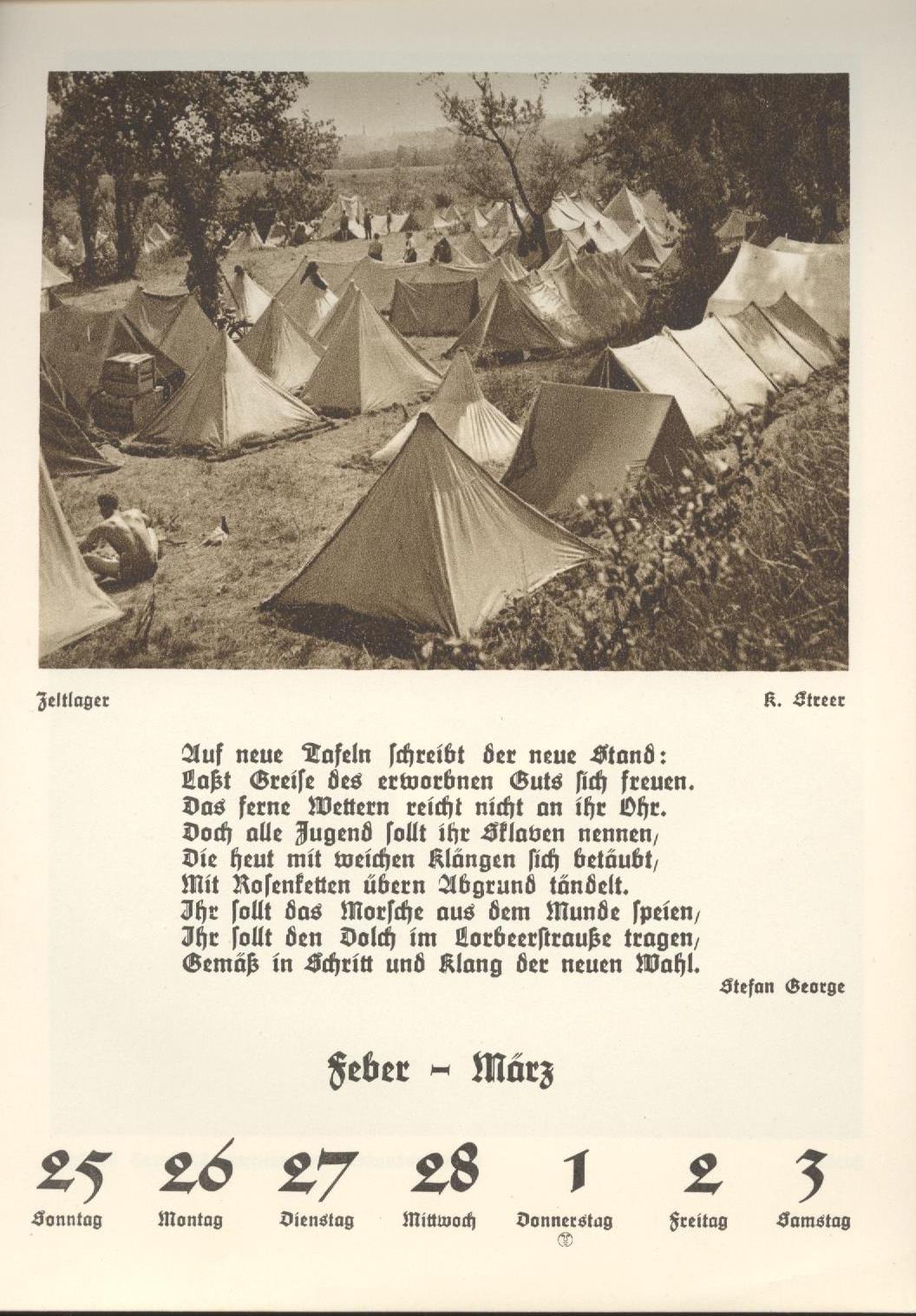 Náhledový obrázek Turnerský kalendář Saaz 1934 - 4