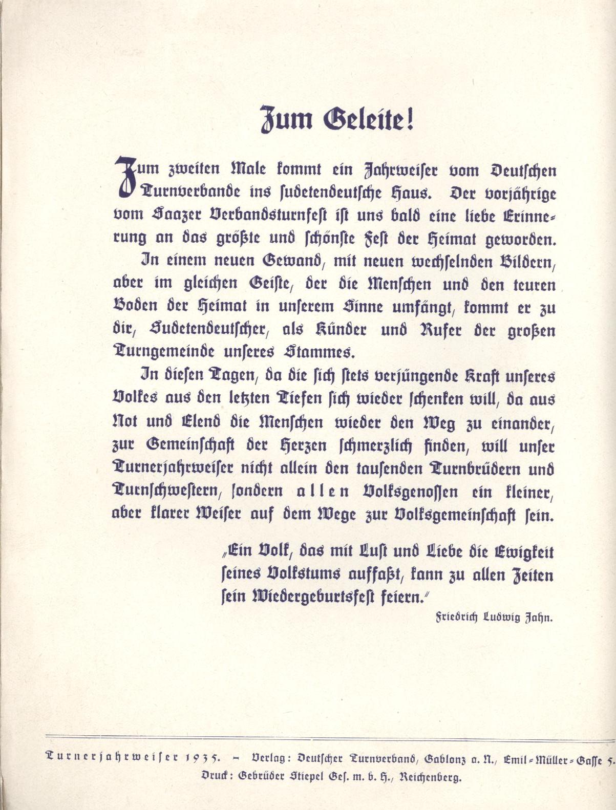 Náhledový obrázek Turnerský kalendář 1935 - 4