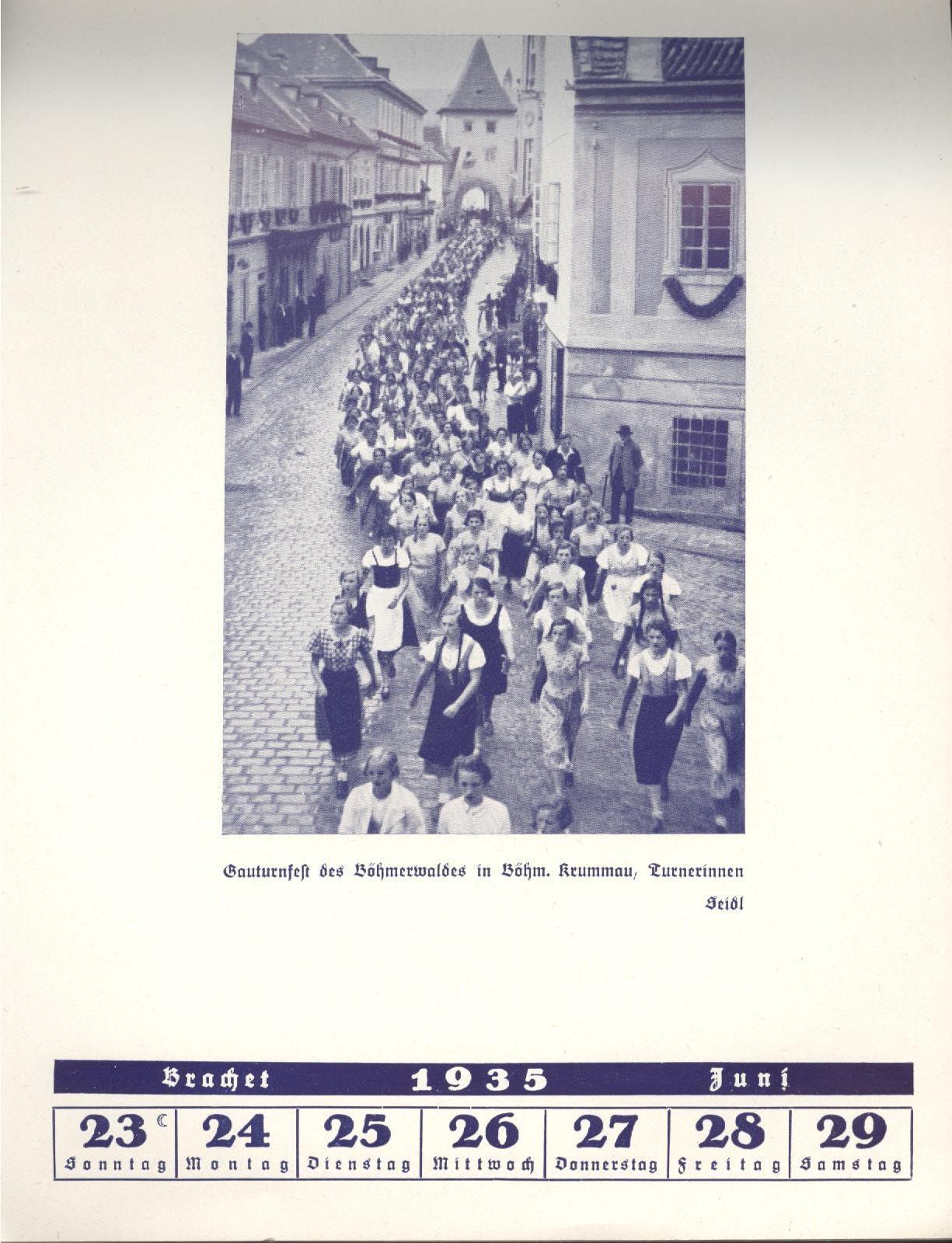 Náhledový obrázek Turnerský kalendář 1935 - 6