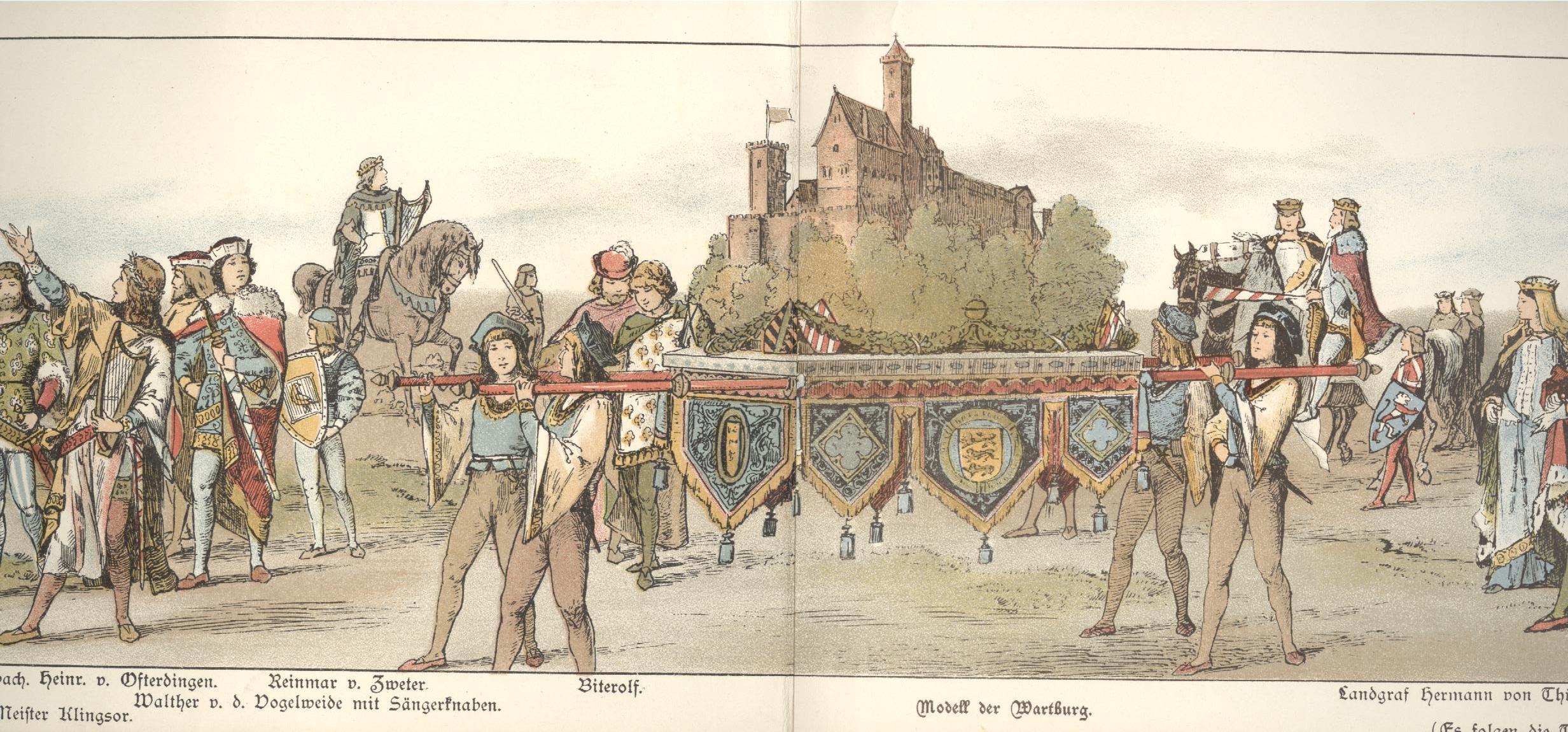 Náhledový obrázek Achtes Allgem. Deutsches Turnfest, Breslau 1894. Der Festzug in seinen Festwagen und Kostümgruppen - 5