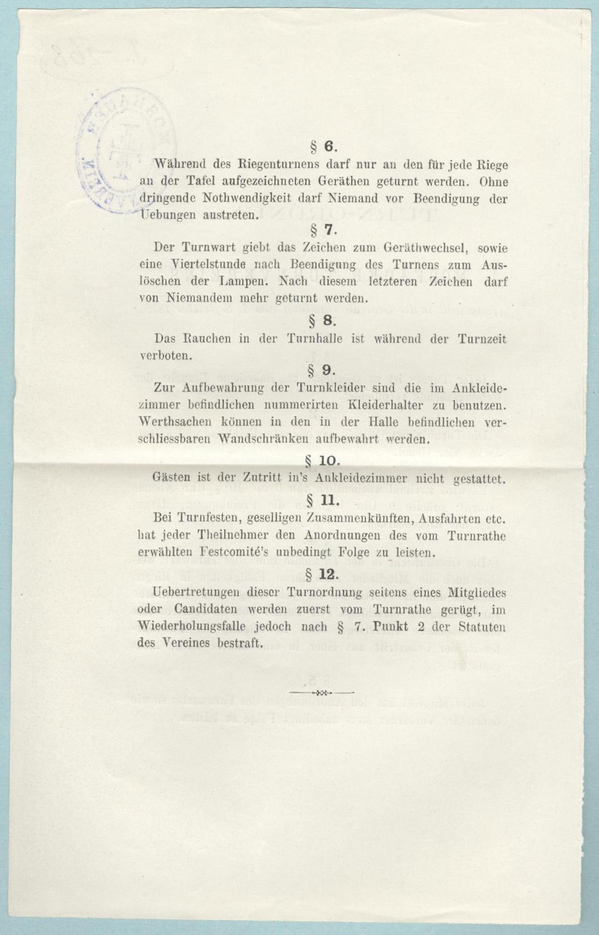 Náhledový obrázek Turnordnung des Moskauer Turnvereins - 2