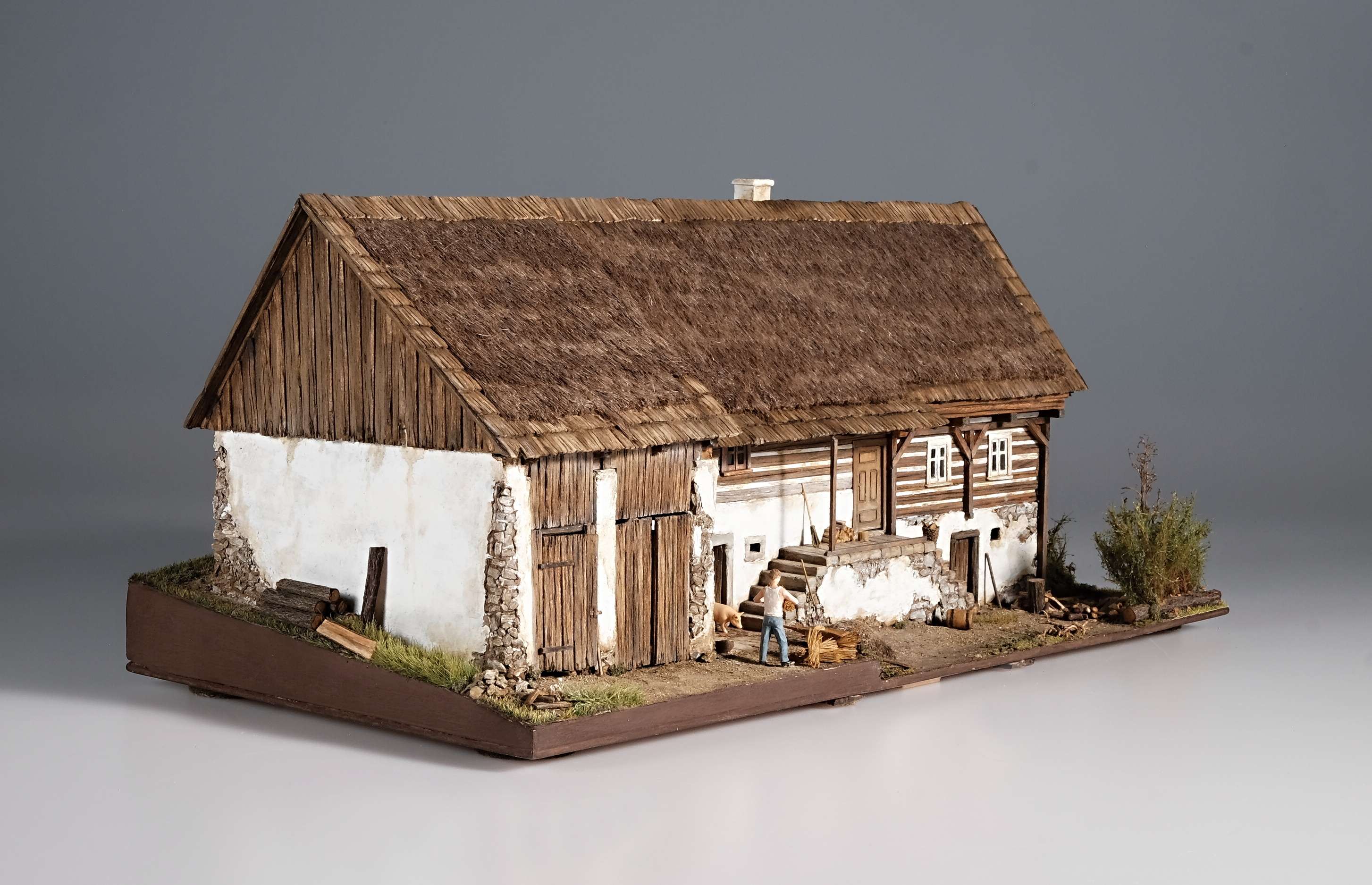 Náhledový obrázek Model roubeného domu Hradčany čp. 19 - 3