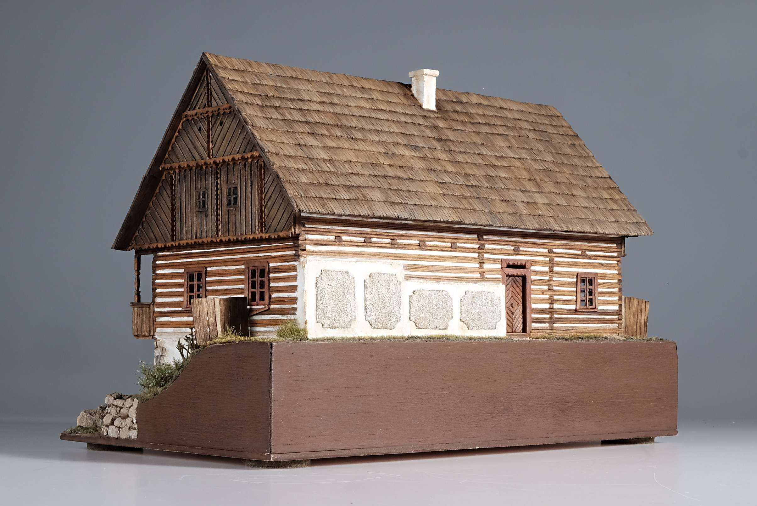 Náhledový obrázek Model roubeného domu Český Dub čp. 11 - 3