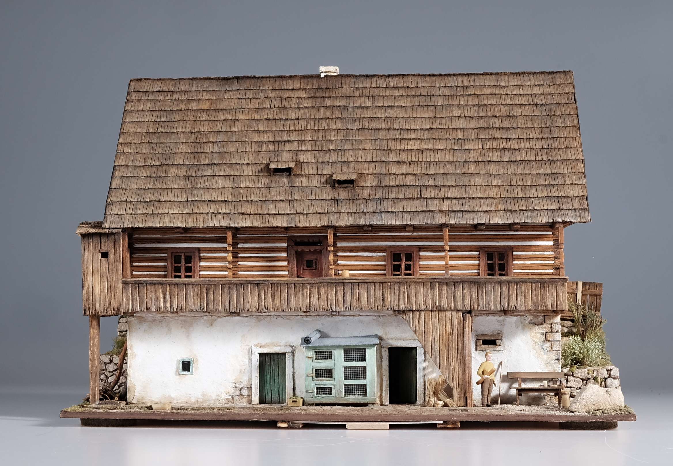 Náhledový obrázek Model roubeného domu Český Dub čp. 11 - 2