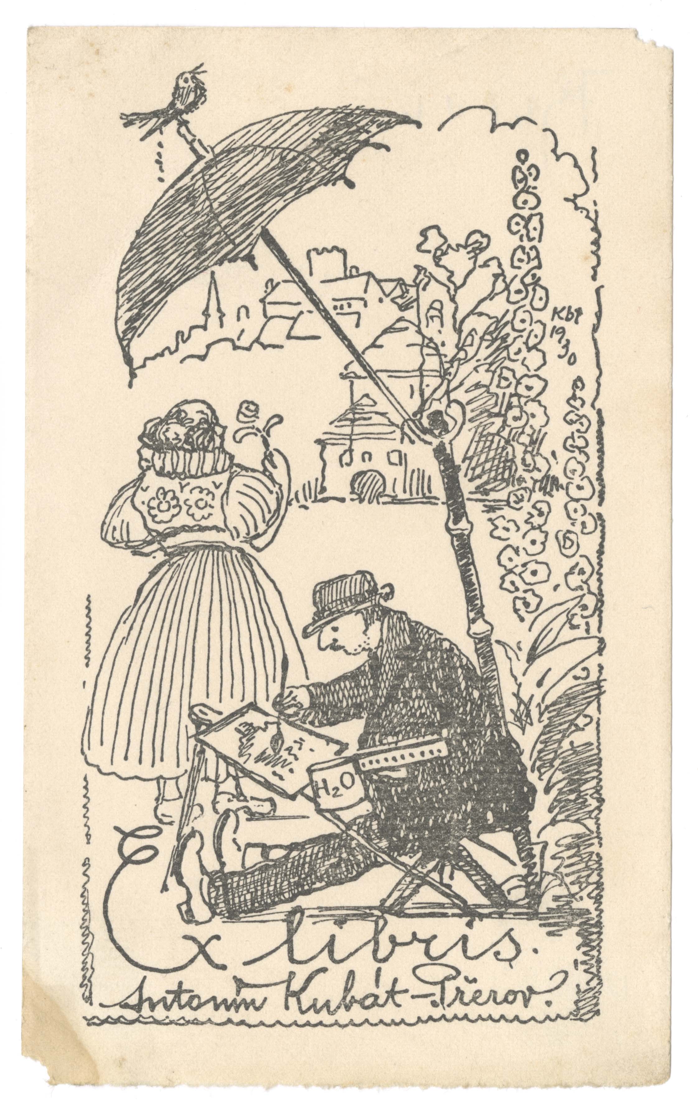 Náhledový obrázek EX LIBRIS Antonín Kubát-Přerov - 1