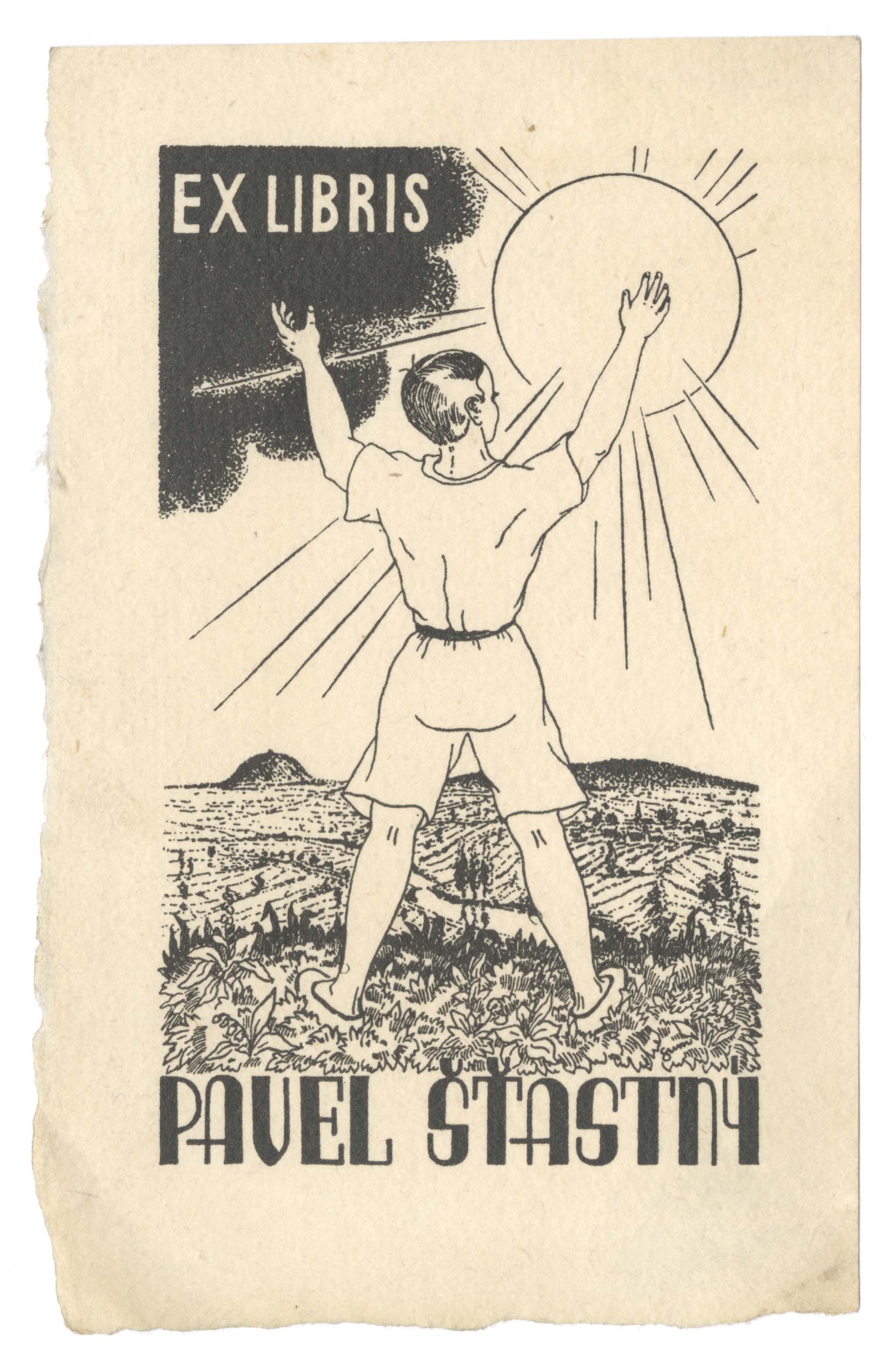Náhledový obrázek EX LIBRIS Pavel Šťastný - 1