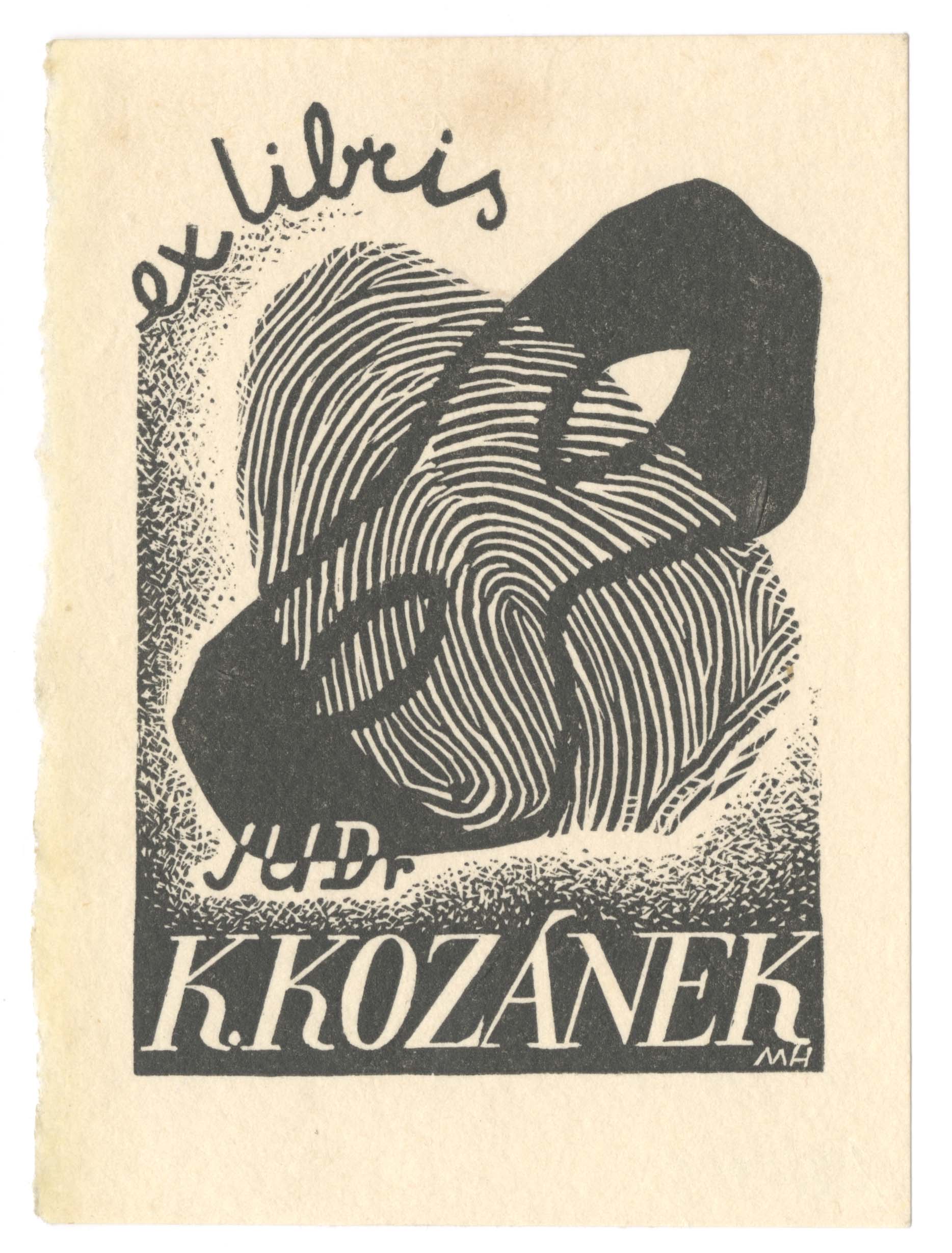 Náhledový obrázek EX LIBRIS JUDr. K. Kozánek - 1