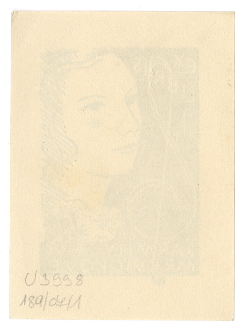 Náhledový obrázek EX LIBRIS Jarmily Mrkvičkové - 2