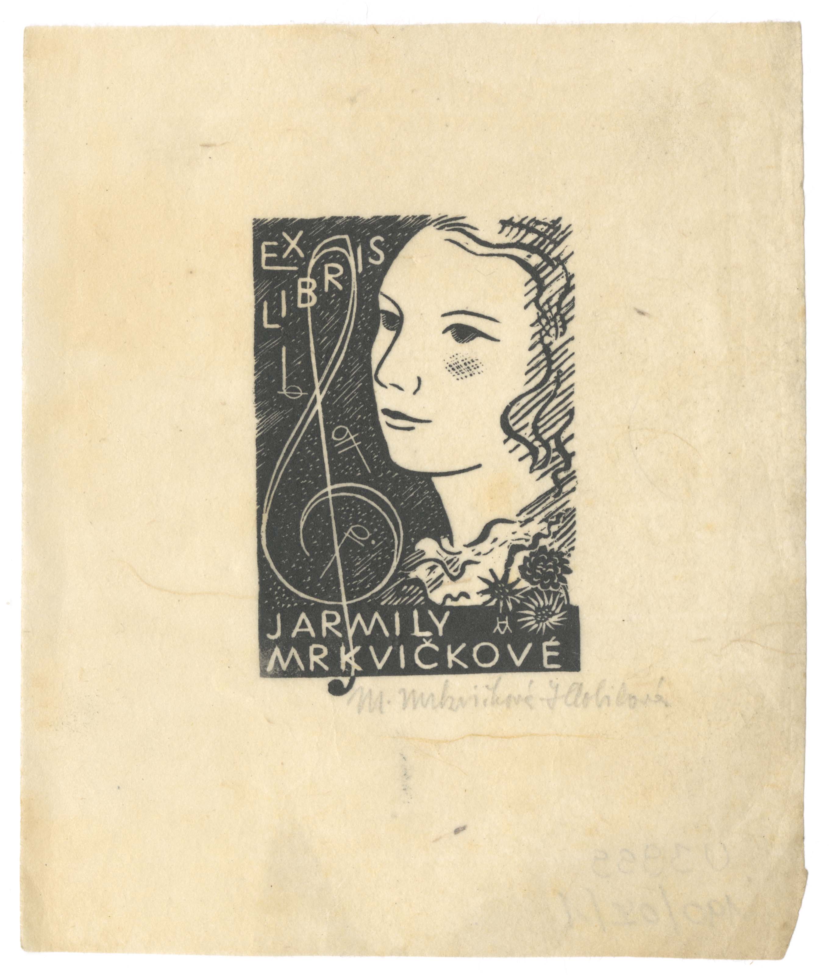 Náhledový obrázek EX LIBRIS Jarmily Mrkvičkové - 1