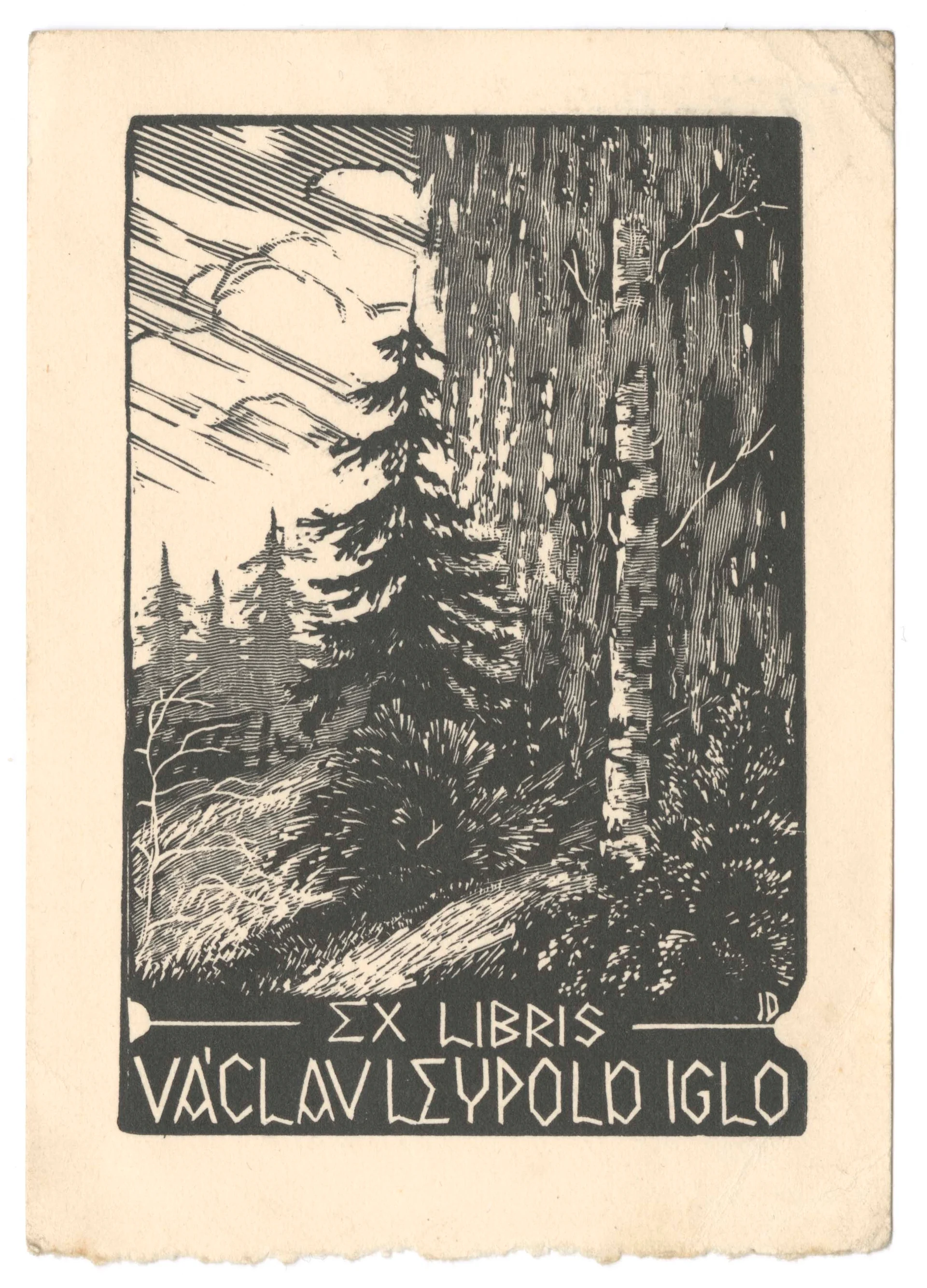 Náhledový obrázek předmětu EX LIBRIS Václav Leopold Iglo